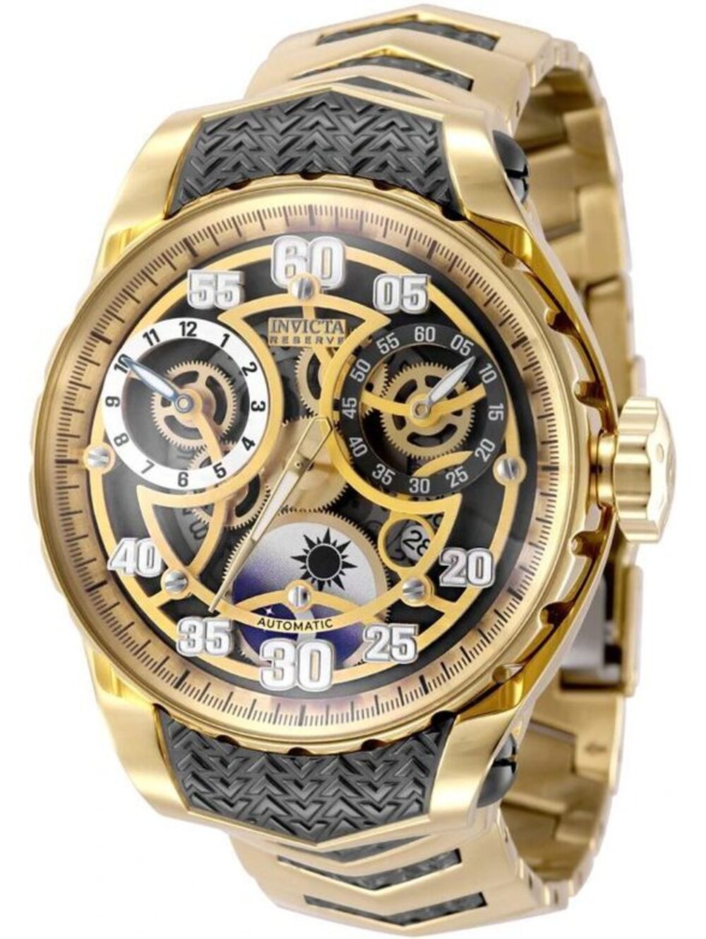 Invicta RESERVE Grand Dome Automatic Men's Gold, 49mm (50268)